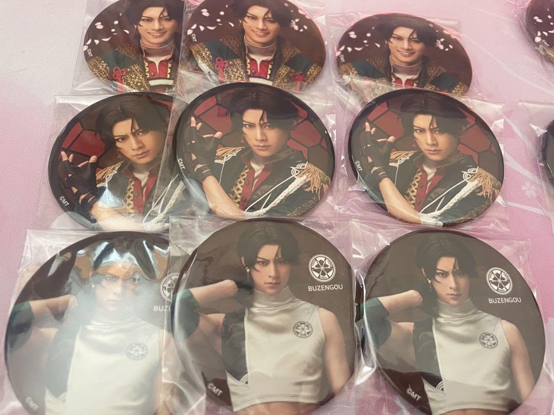 ミュージカル刀剣乱舞 刀ミュ 豊前江 缶バッジ パライソ らぶフェス